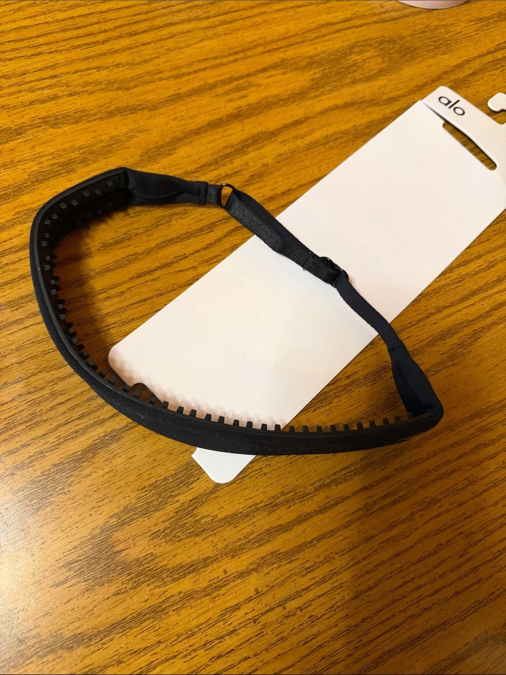 ALO Yoga Black Headband with Branded Tag
